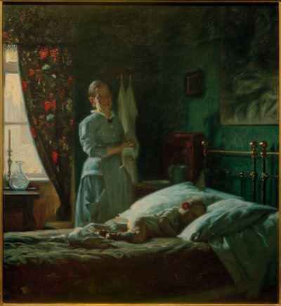 Escena de dormitorio de Viggo Johansen